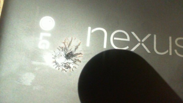 nexus 5x burned