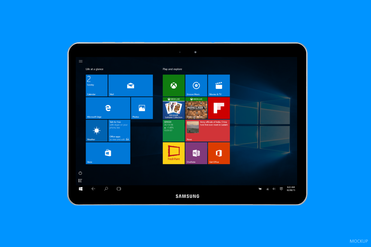 Samsung เตรียมปล่อยแท็บเล็ต Windows 10 ขนาด 12 นิ้ว