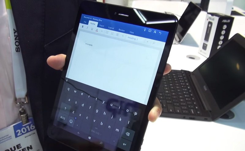 Pipo U8T แท็บเล็ต Windows 10 Mobile ตัวแรกของโลกที่ไม่ง้อชิป Qualcomm