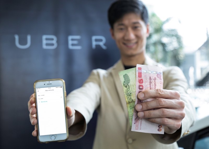 “Uber” เพิ่มช่องทางการชำระค่าโดยสารในไทย ให้จ่ายด้วยเงินสดได้แล้ว