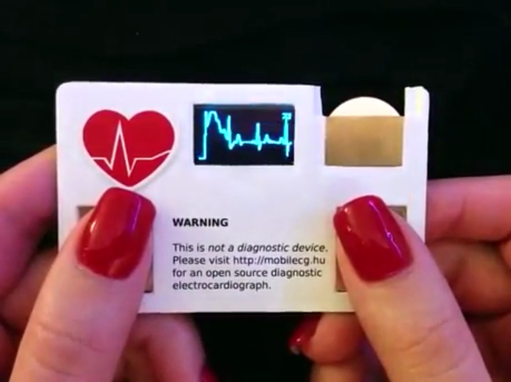 นามบัตรสมัยนี้แปลก!! ECG Business card วัดคลื่นไฟฟ้าหัวใจได้ด้วย เจ๋งสุดๆ
