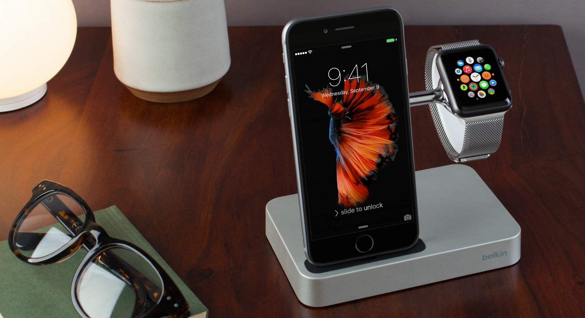 Belkin Valet Charge Dock แท่นชาร์จ Apple Watch พร้อม iPhone ตัวแรกของโลก