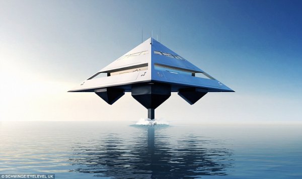 Tetrahedron yacht ufo - 03