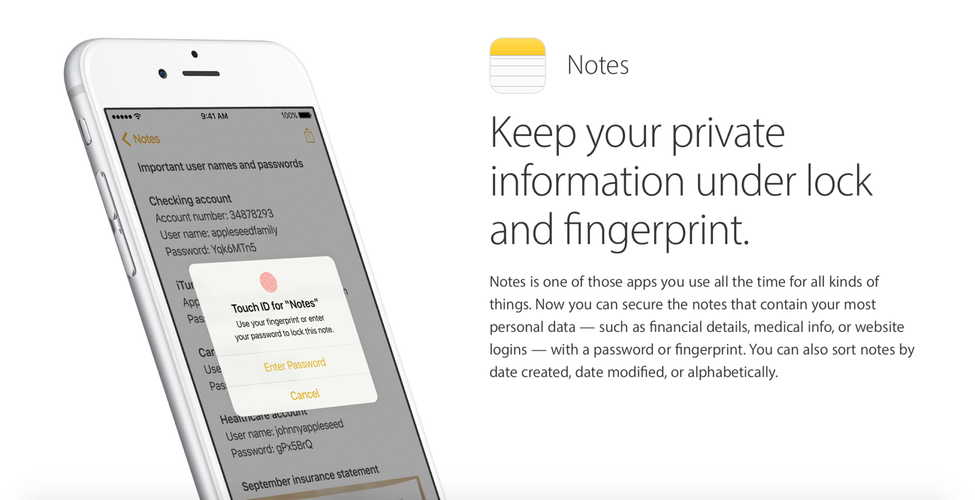 วิธีเพิ่มรหัสให้แอป Notes ใน iPhone ป้องกันความลับถูกเปิดเผย