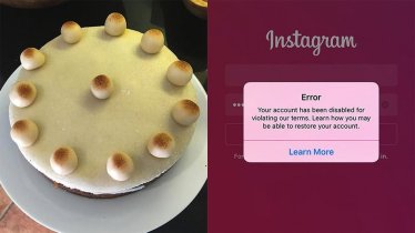 ถ่ายเค้กจนเป็นเรื่อง!!! โพสต์รูปเค้กลง Instagram เป็นเหตุให้ถูกแบน