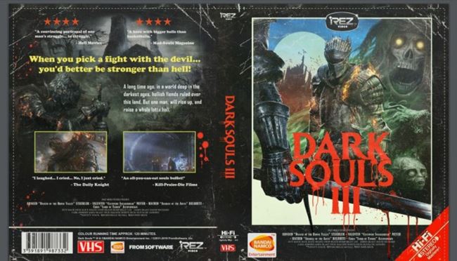 ชมหน้าปกเกมโหด Dark Souls 3 ที่ย้อนไปยุค 80 !!