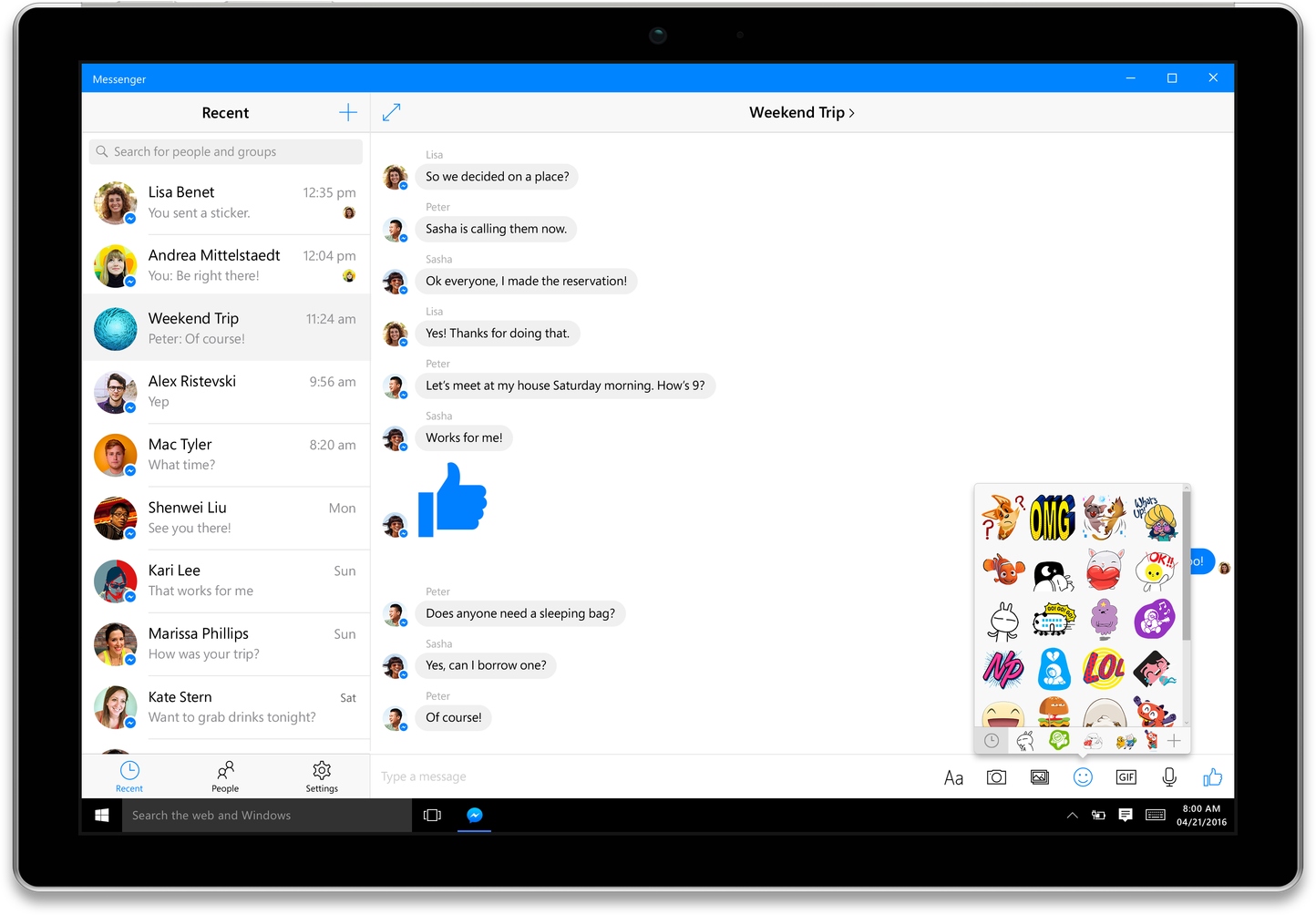 messenger app