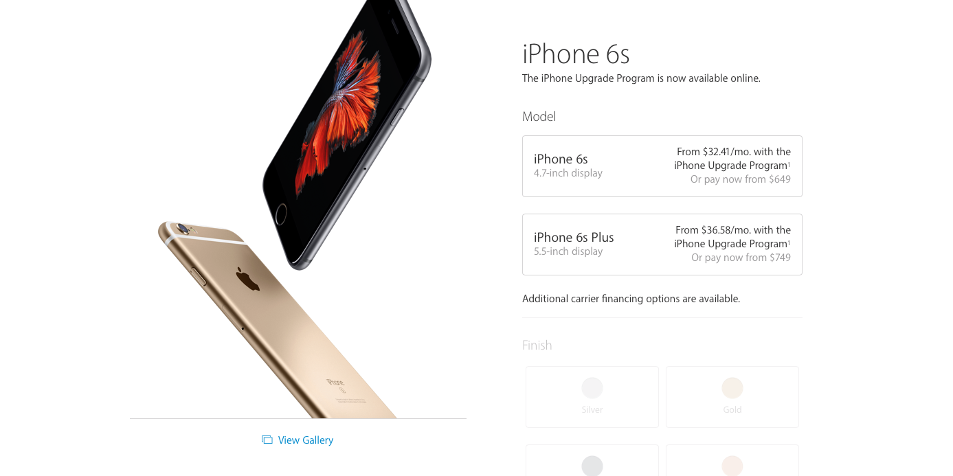 iPhone Upgrade Program พร้อมแล้วสำหรับ Apple Store Online !!
