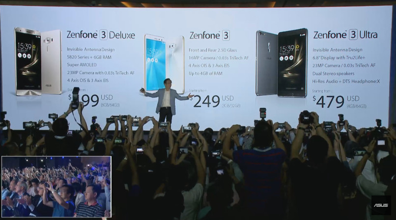 Asus เปิดตัวพร้อมเผยราคา ZenFone 3 ทั้ง 3 รุ่นแล้วที่นี่ !!