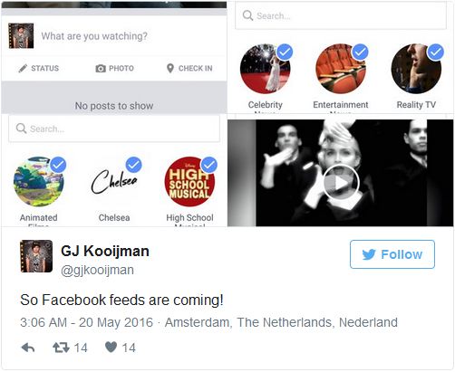 facebook - news feed categories - twitter 02