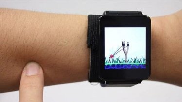 SkinTrack เปลี่ยนผิวหนังให้เป็น Touchscreen สำหรับ Smartwatch