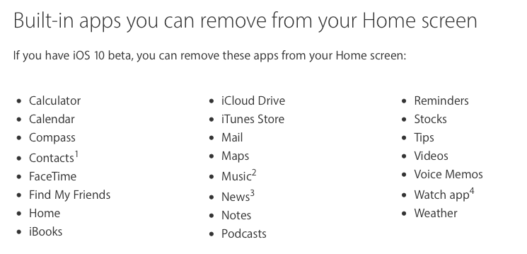 Apple-app-delete