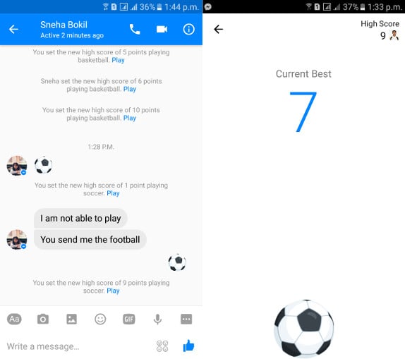 Facebook-Messenger-Football-game