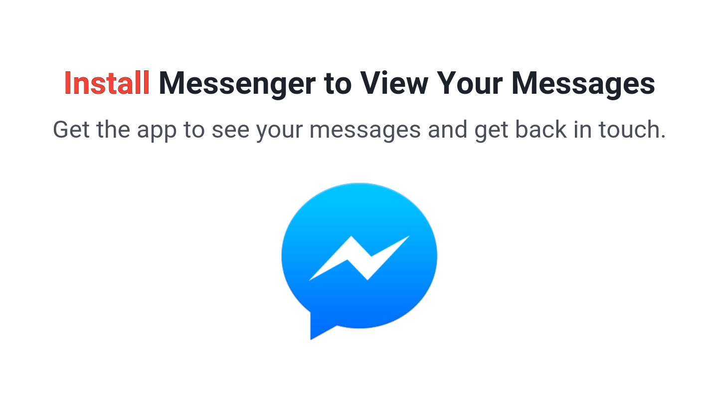 ไม้ตาย! Facebook บังคับติดตั้ง Messenger แบบเต็มรูปแบบ