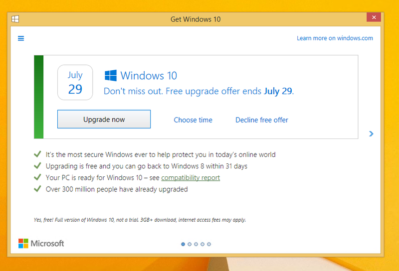 Windows 10 popup new