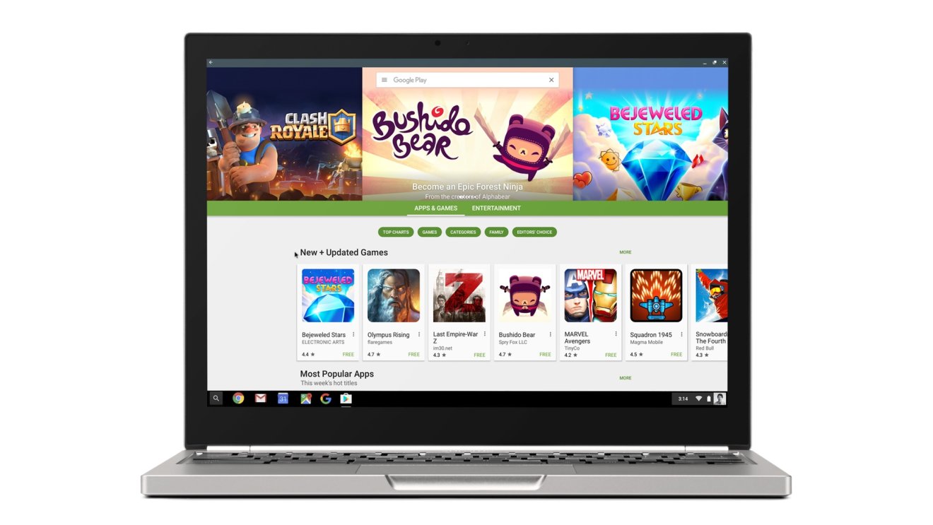 มาตามนัด Chrome OS มี Play Store สำหรับใช้งานแอปของ Android ได้แล้ว!