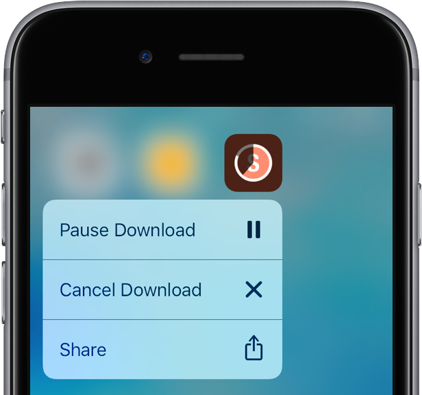 ใน iOS 10 เราสามารถใช้ 3D Touch หยุดหรือยกเลิกการดาวน์โหลดแอปจาก App Store ได้แล้วนะ