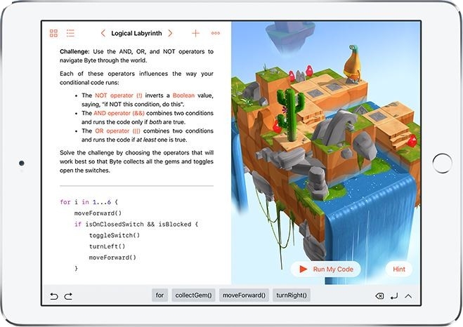 Apple เปิดตัว ‘Swift Playground’ แอปสำหรับเรียนรู้ภาษา Swift บน iPad