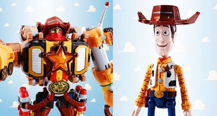 จะเกิดอะไรขึ้นเมื่อของเล่นใน Toy Story แปลงร่างเป็น หุ่นยักษ์ขบวนการ 5 สี