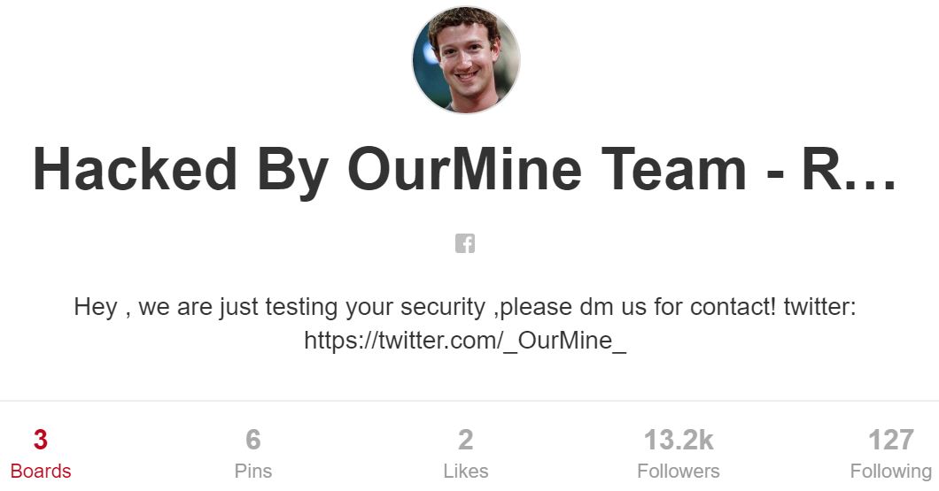 Mark Zuckerberg โดนล้วงข้อมูลบัญชี Twitter และ Pinterest จากรหัสผ่าน LinkedIn !?