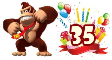 เกมลิงยักษ์ Donkey Kong อายุครบ 35 ปีแล้ว