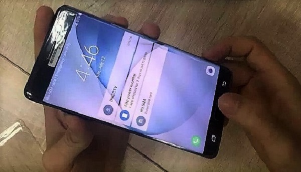 ภาพหลุดด้านหน้า Samsung Galaxy Note 7 เผยให้เห็น “ตัวสแกนม่านตา” ชัดเจน