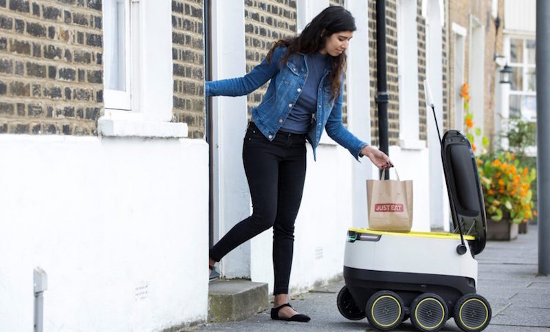 “Just Eat” เตรียมปล่อยหุ่นยนต์ส่งอาหารเดลิเวอรี่ เริ่มทดลองที่แรกในลอนดอน!!