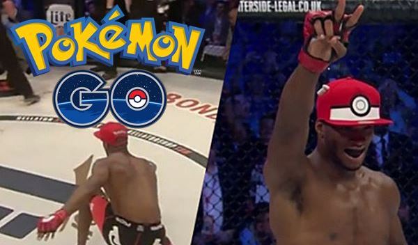 นักสู้ MMA จับคู่ต่อสู้ด้วย Pokeball อิงกระแส PokemonGO