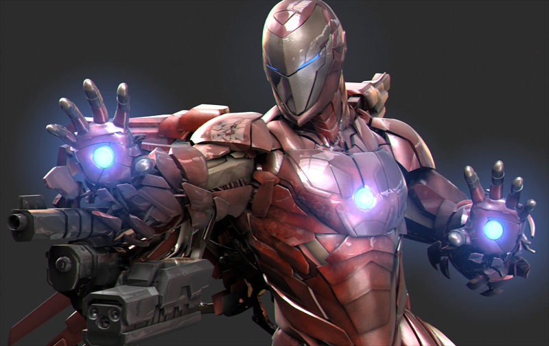 แจ่ม! พบ Iron Man ฉบับกราฟฟิก 3D งานเนียบฝีมือคนไทย