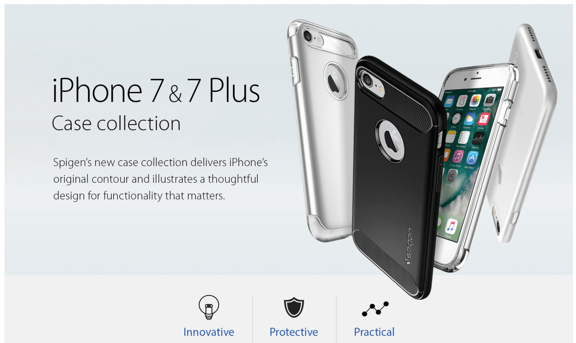 ออกตัวแรง! Spigen เผยเคสสำหรับ iPhone 7 และ iPhone 7 Plus พร้อมรายละเอียดตัวเครื่อง!!
