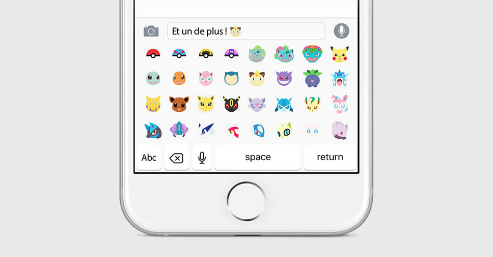 อยากได้มั้ย! Pokemoji คีย์บอร์ดอีโมจิรูปโปเกมอนน่ารักๆ เอาใจแฟนเกม Pokemon GO!!