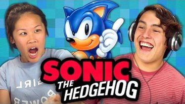 ชมคลิปจับเด็กวัยรุ่นมาเล่นเกม เม่นน้อย Sonic the Hedgehog บน Mega Drive