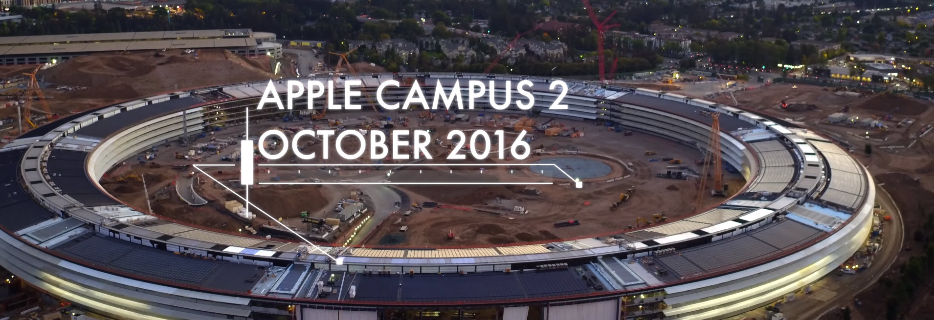 ชมความคืบหน้าล่าสุดของ ยานแม่ลำใหม่ Apple Campus 2 ประจำเดือนตุลาคม