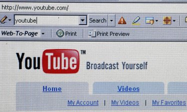 UNSPECIFIED - OCTOBER 10:  In this photo illustration the YouTube website is dispayed on October 10, 2006. Google has bought YouTube, the popular online video website where users can upload and watch videos for free, for $1.65billion dollars.  (Photo Illustration by Jeff J Mitchell/Getty Images)