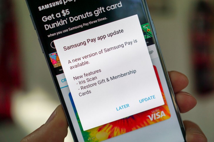 Samsung Pay ออกอัพเดทเวอร์ชันใหม่รองรับสแกนม่านตาได้แล้ว