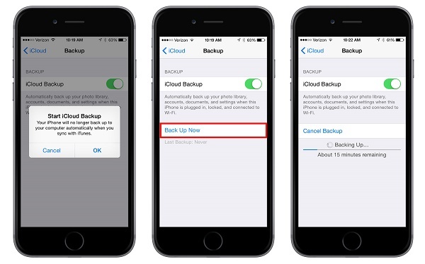 วิธี Back Up ข้อมูลใน iPhone ของท่าน ก่อนทำการติดตั้ง iOS 10