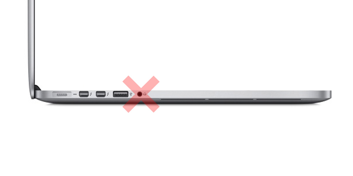 เผยในอนาคต Apple อาจตัดช่องเสียบหูฟังใน Macbook Pro