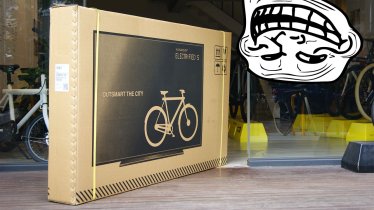 บริษัทจักรยานหัวครีเอท ใส่รูปทีวีบนกล่องสินค้าเพื่อลดความเสียหายจากการขนส่ง!