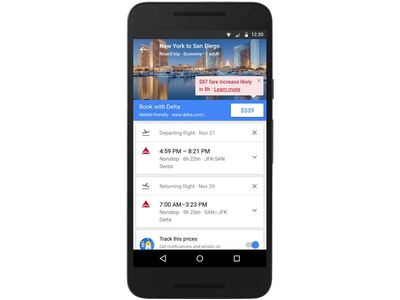 อยากเที่ยวแบบสบายกระเป๋า!! Google Flights เพิ่มระบบการแจ้งเตือนตั๋วถูก