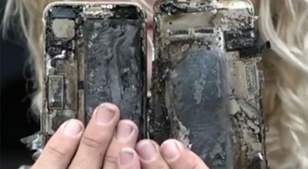 (ต่างประเทศ) พบ iPhone 7 ไฟลุก! เกือบ “เผา” รถวอดทั้งคัน
