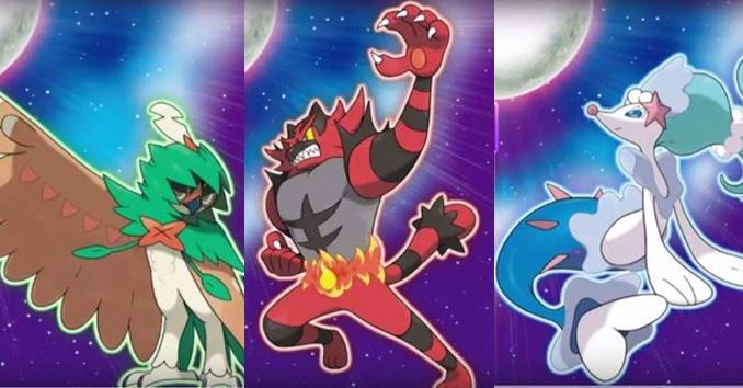 ชมร่างสุดท้ายของ Pokemon 3 ตัวแรกในเกม Pokemon Sun และ Moon