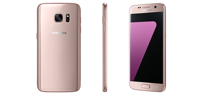 Samsung เปิดตัว Galaxy S7 สีชมพู