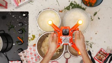 Drone prepare the Thanksgiving meal 01