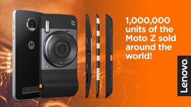 Lenovo ฉลอง! ขาย Motorola Moto Z ได้ 1 ล้านเครื่องทั่วโลก