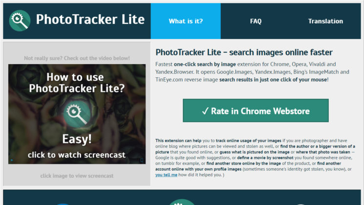 ทำความรู้จักกับ PhotoTracker Lite โปรแกรมที่จะบอกว่ารูปถ่ายของคุณถูกเอาไปใช้บนเว็บไหนบ้าง