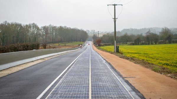 solar panel road in france - 03