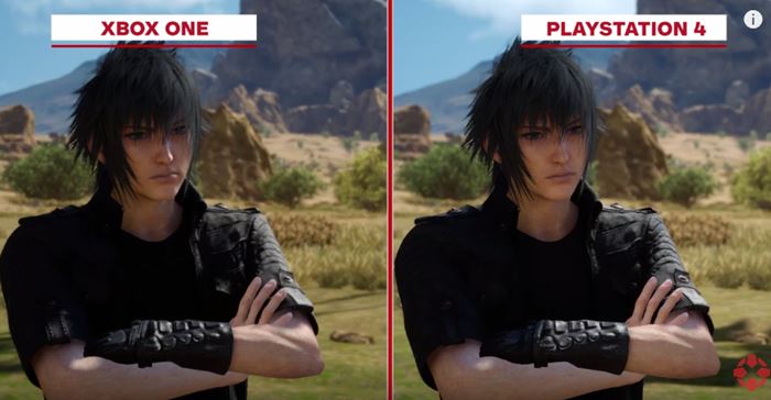 เทียบกันชัดๆภาพจากเกม Final Fantasy 15 บน PS4 และ XBoxOne