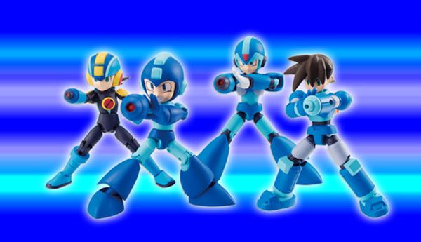 เปิดตัวของเล่นจากเกม Rockman ที่มาแบบเกือบครบทุกตัวในซีรีส์