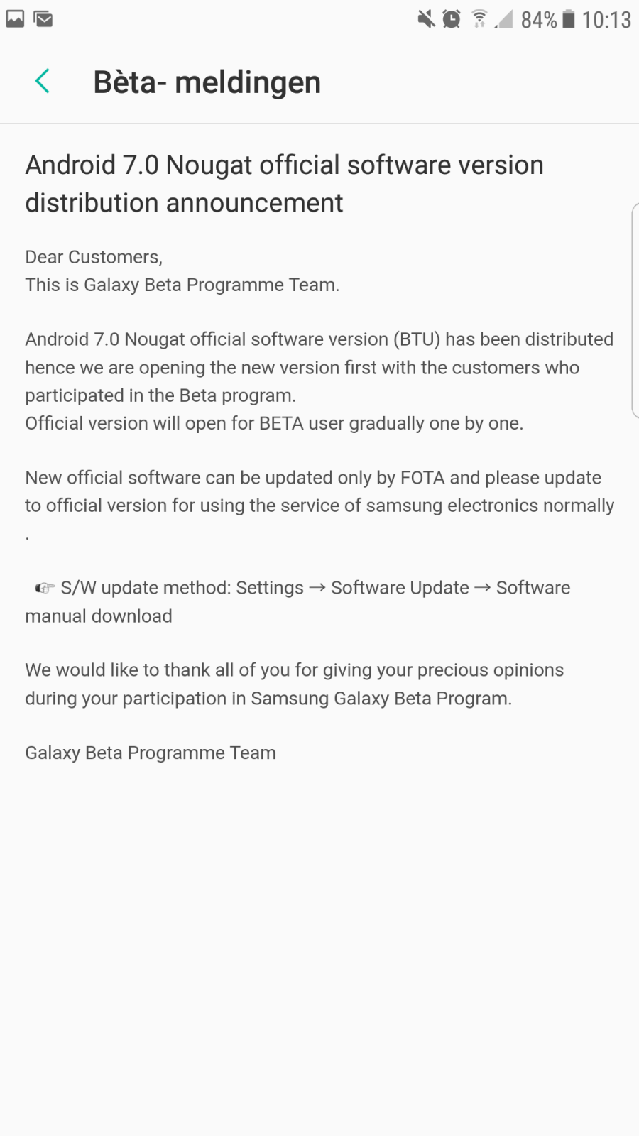 Samsung ปล่อยอัปเดต Android 7 สำหรับ Galaxy S7 และ S7 edge อย่างเป็น ...