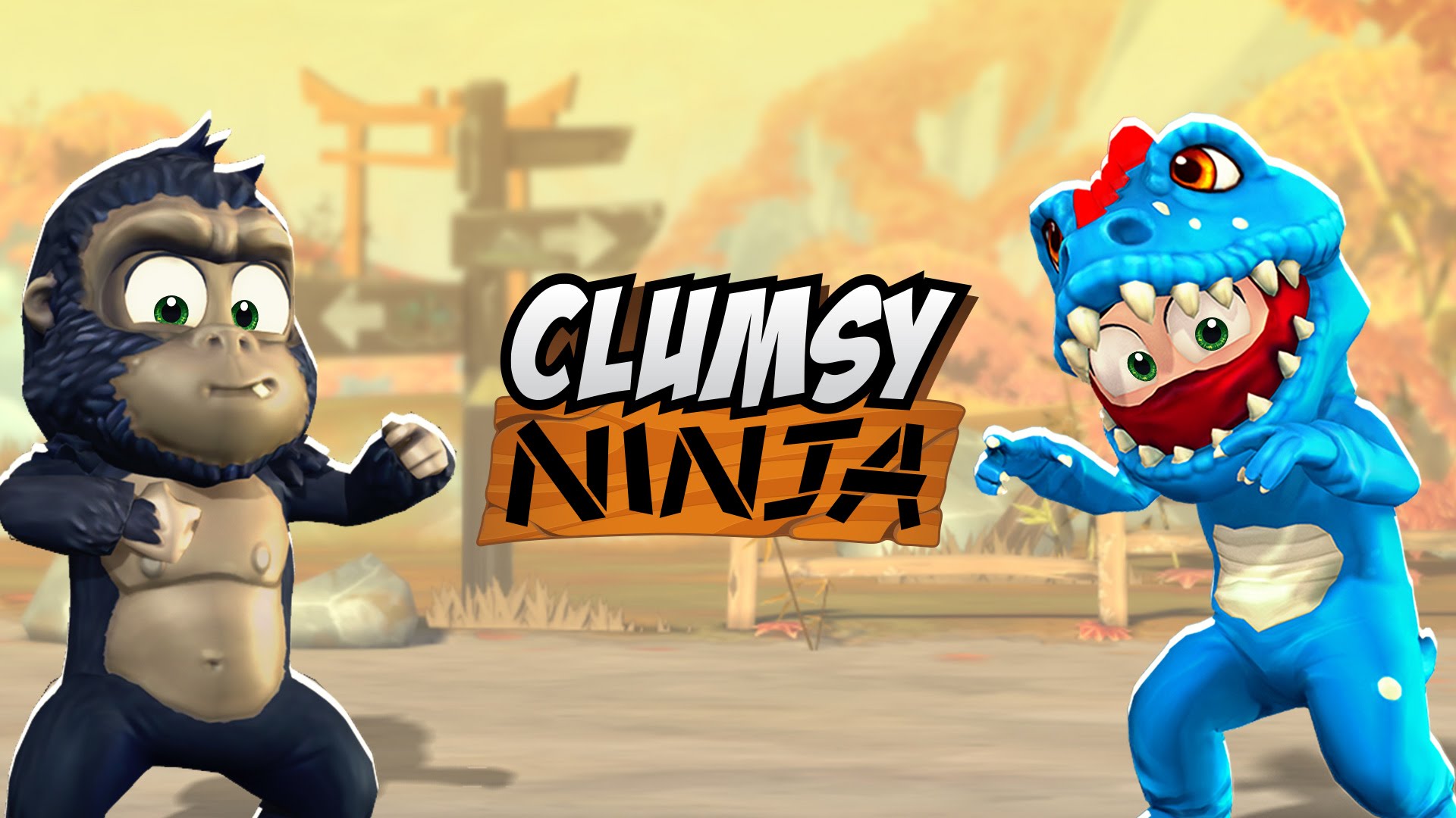 มาฝึกนินจาให้ซ่ากันเถอะ กับเกม Clumsy Ninja !!